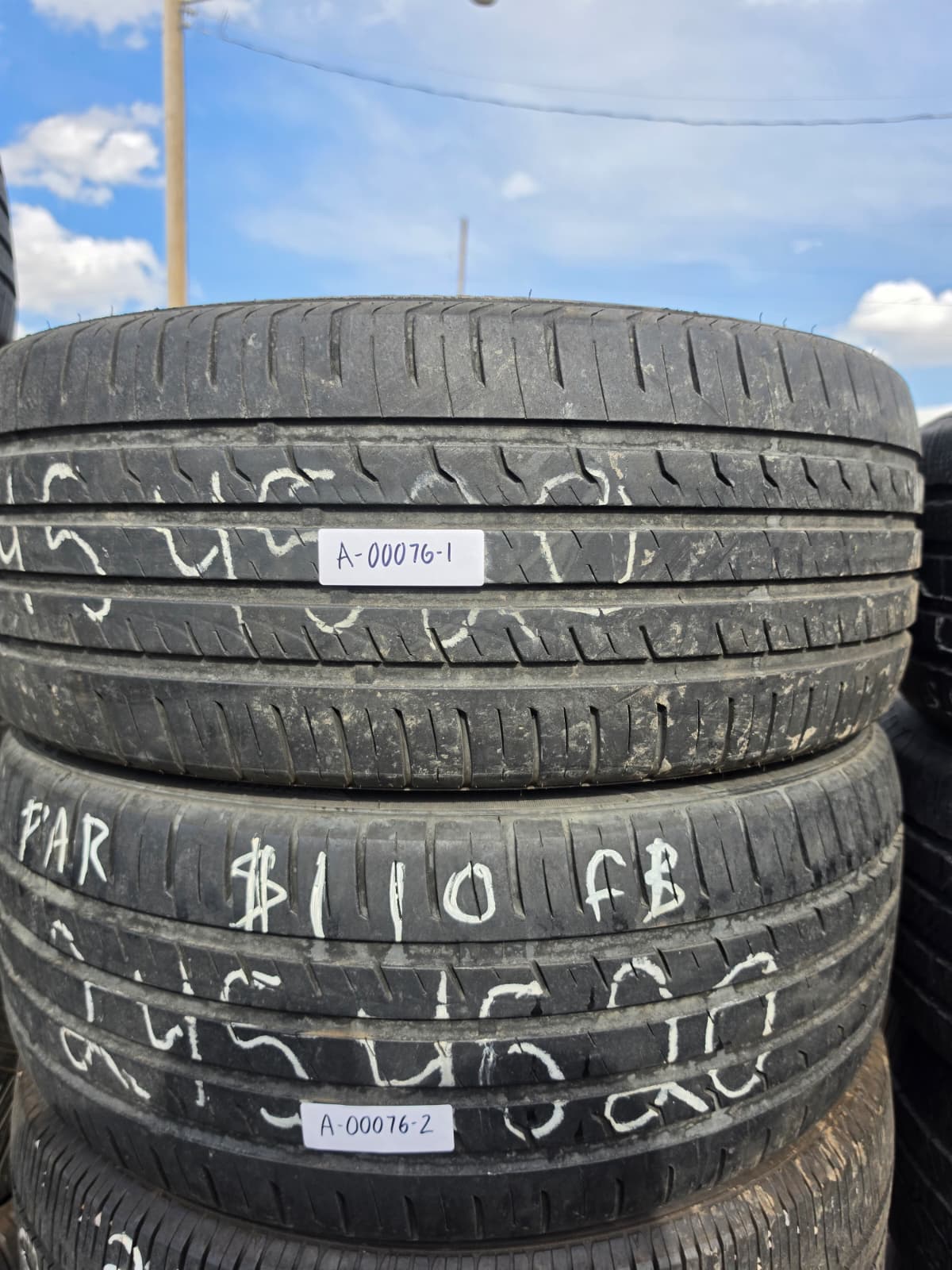 245/45R20 Pair (2 Used Tires) Ironman iMove Gen 2