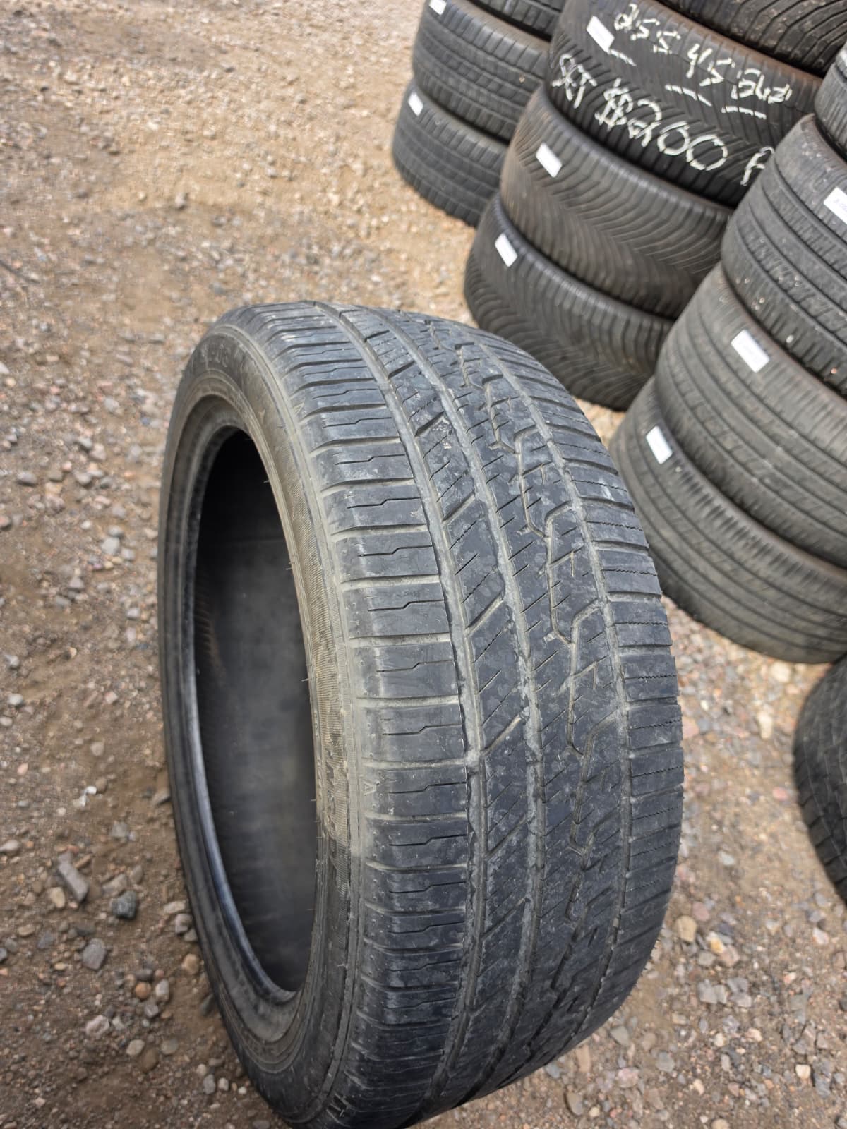 255/45R20 Pair (2 Used Tires) Sumitomo HTR A/S PO3