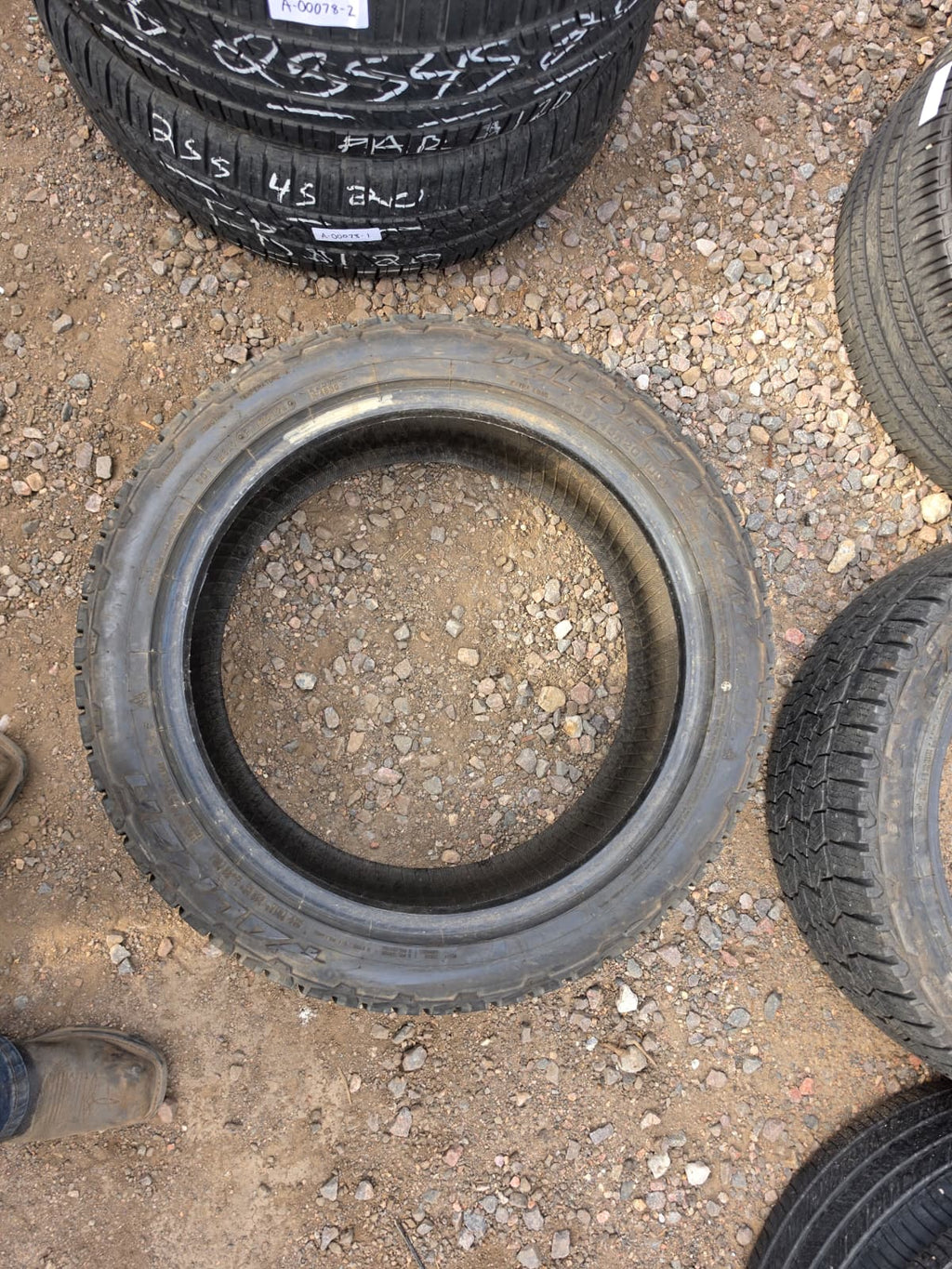255/45R20 Pair (2 Used Tires) Falken WildPeak A/T