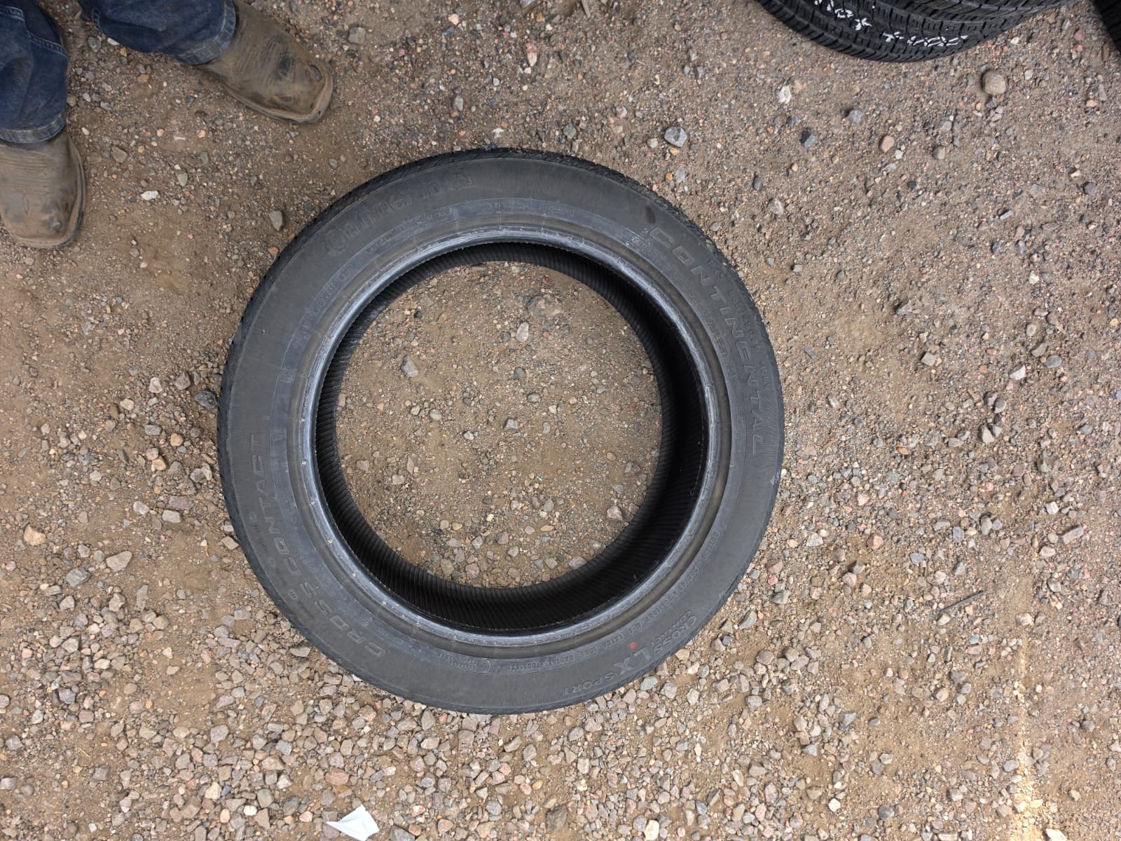 265/45R20 Pair (2 Used Tires) Continental CrossContact
