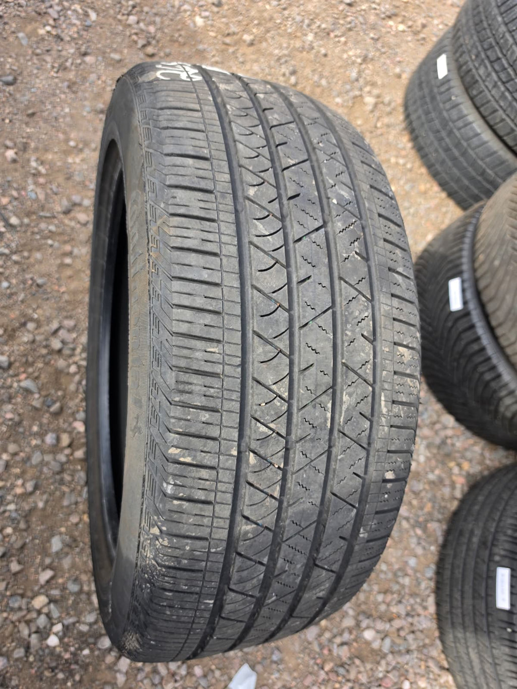 265/45R20 Pair (2 Used Tires) Continental CrossContact