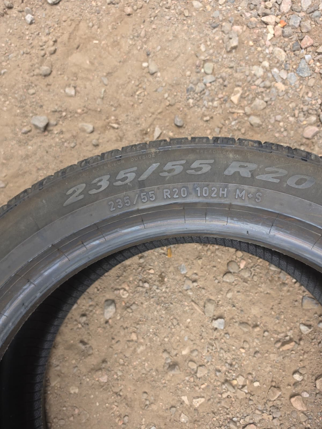 235/55R20 Set (4 Used Tires) Pirelli Scorpion AS
