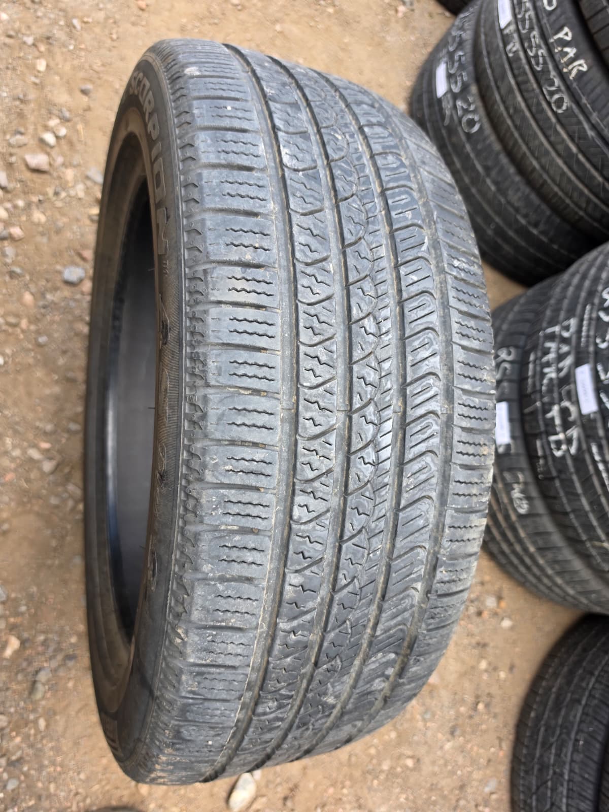 235/55R20 Set (4 Used Tires) Pirelli Scorpion AS