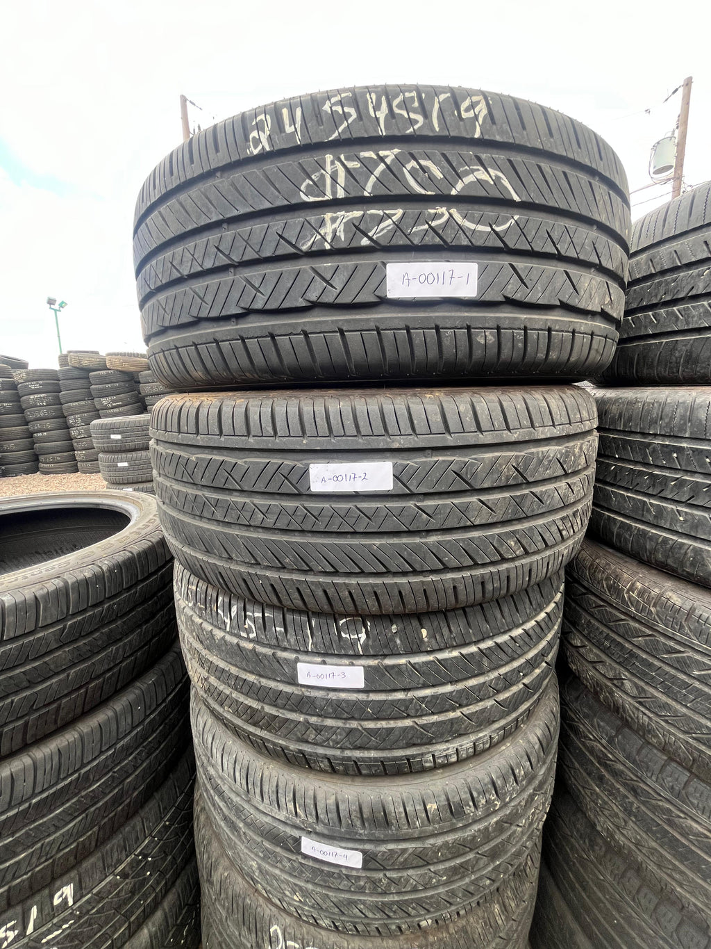 245/45ZR19 Set (4 Used Tires)  Laufenn S FIT AS