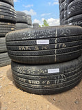 235/55R0 Pair (2 Used Tires) Goodyear Eagle-Touring