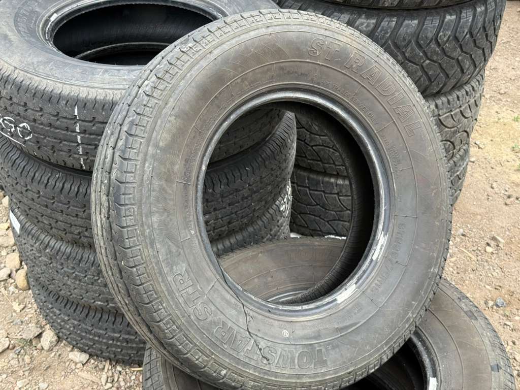 ST225/75R15 (3 Used Tires) Towstar STR ST Radial