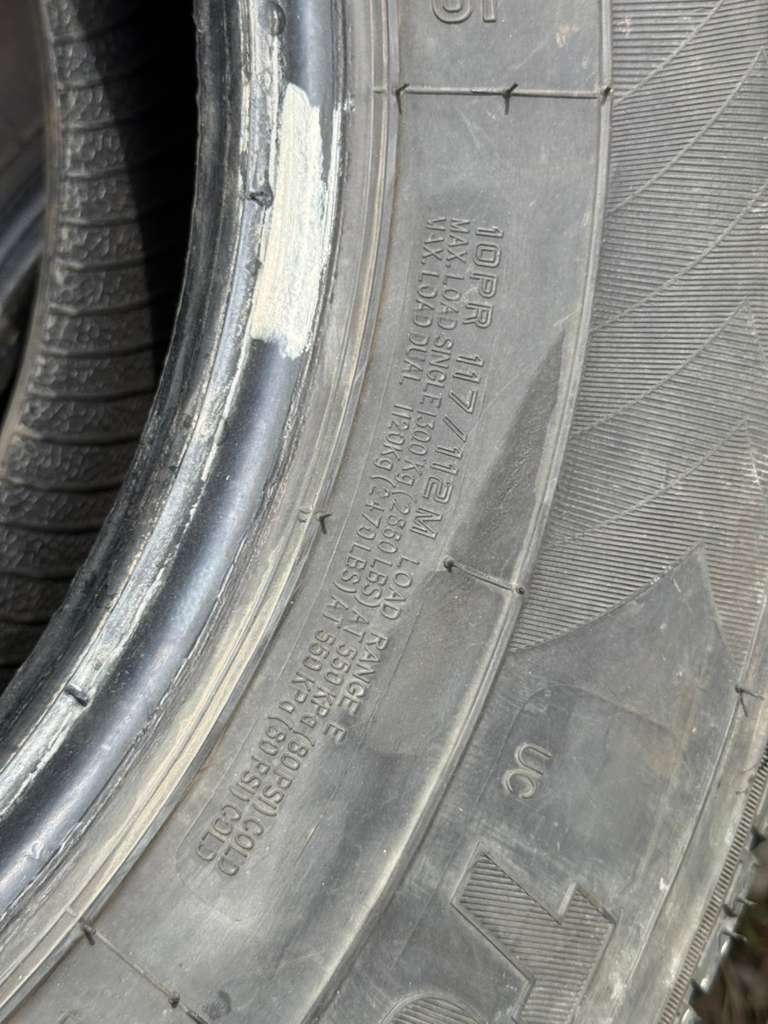 ST225/75R15 (3 Used Tires) Towstar STR ST Radial