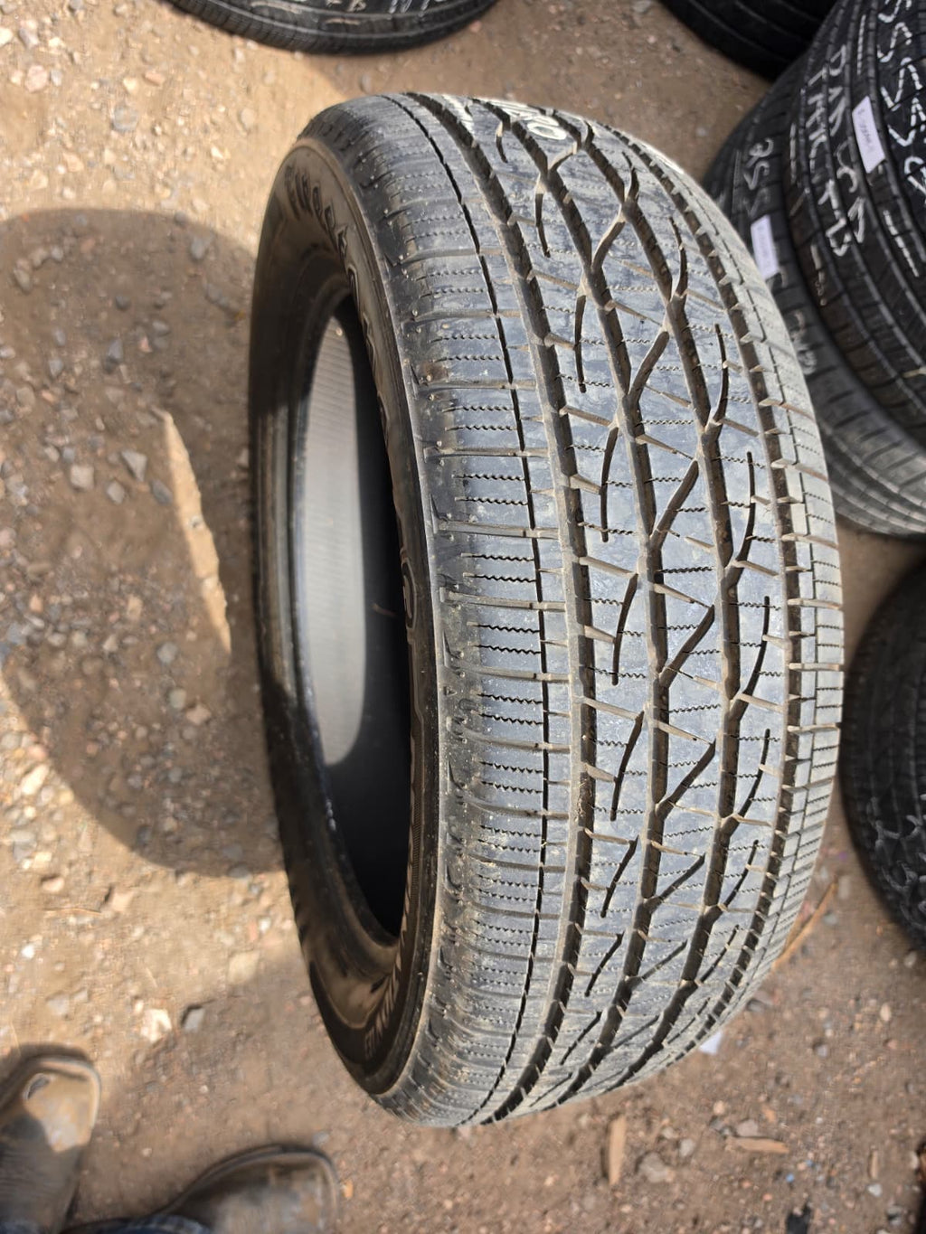 235/55R20 Pair (2 Used Tires) FireStone Destination LE3