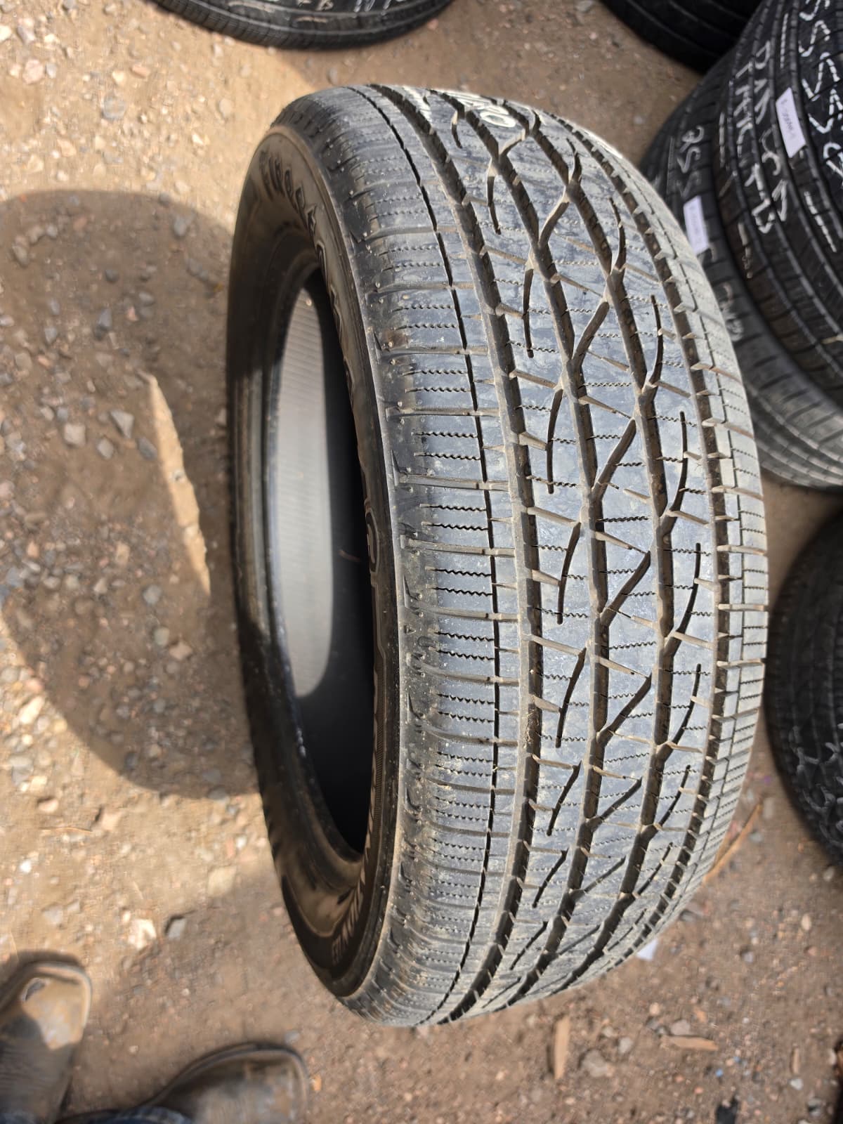235/55R20 Pair (2 Used Tires) FireStone Destination LE3
