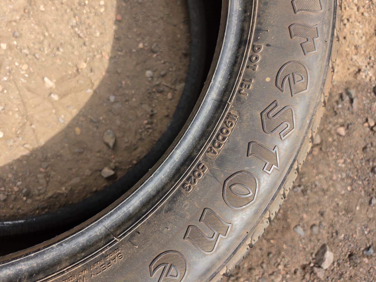 235/55R20 Pair (2 Used Tires) FireStone Destination LE3
