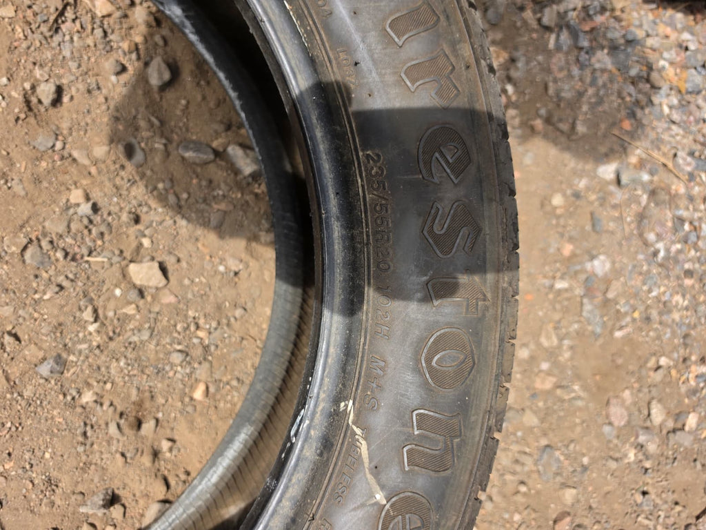 235/55R20 Pair (2 Used Tires) FireStone Destination LE3