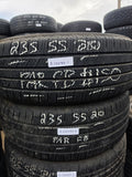 235/55R20 Pair (2 Used Tires) Yokohama Geolander CV