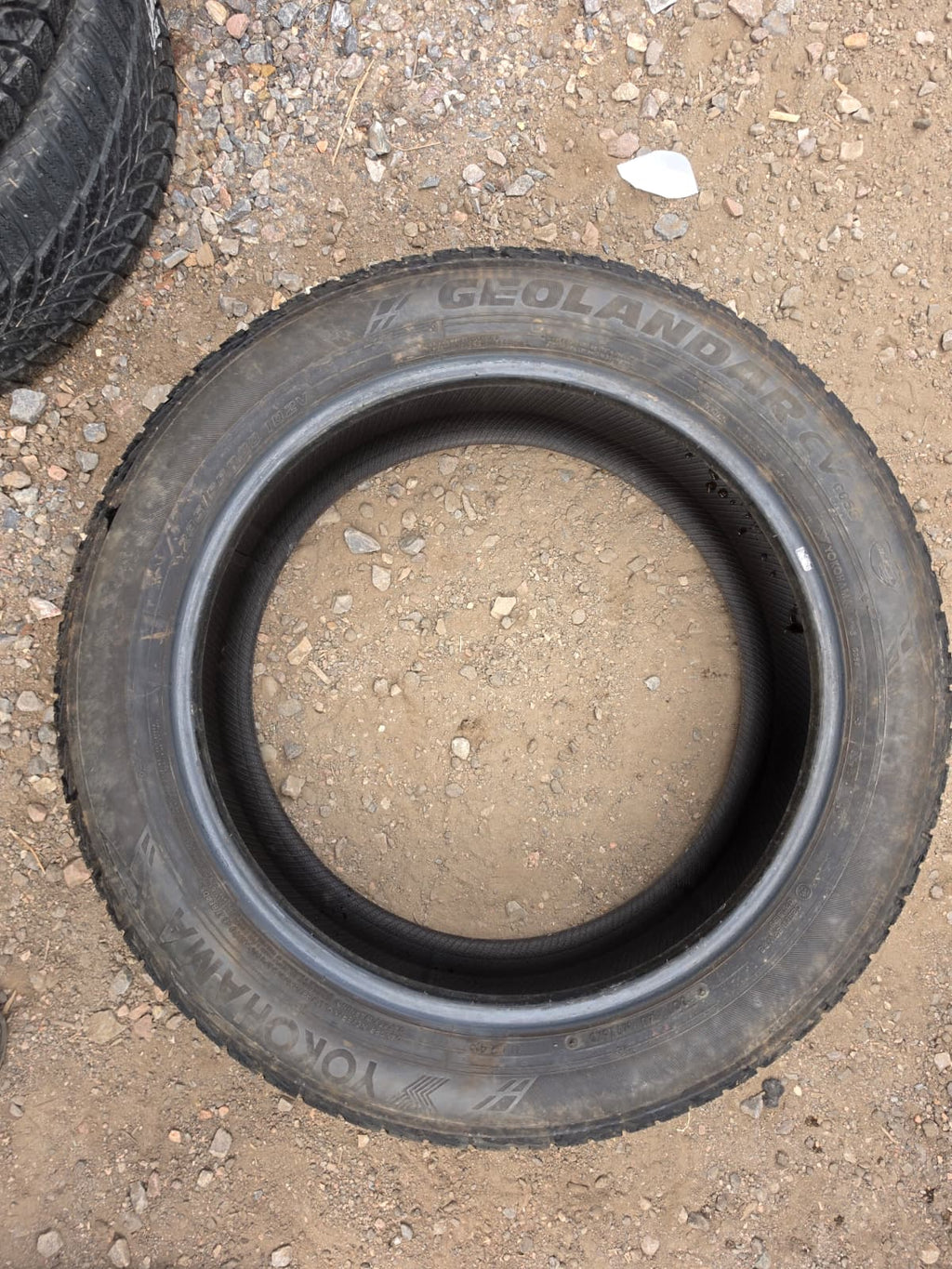 235/55R20 Pair (2 Used Tires) Yokohama Geolander CV