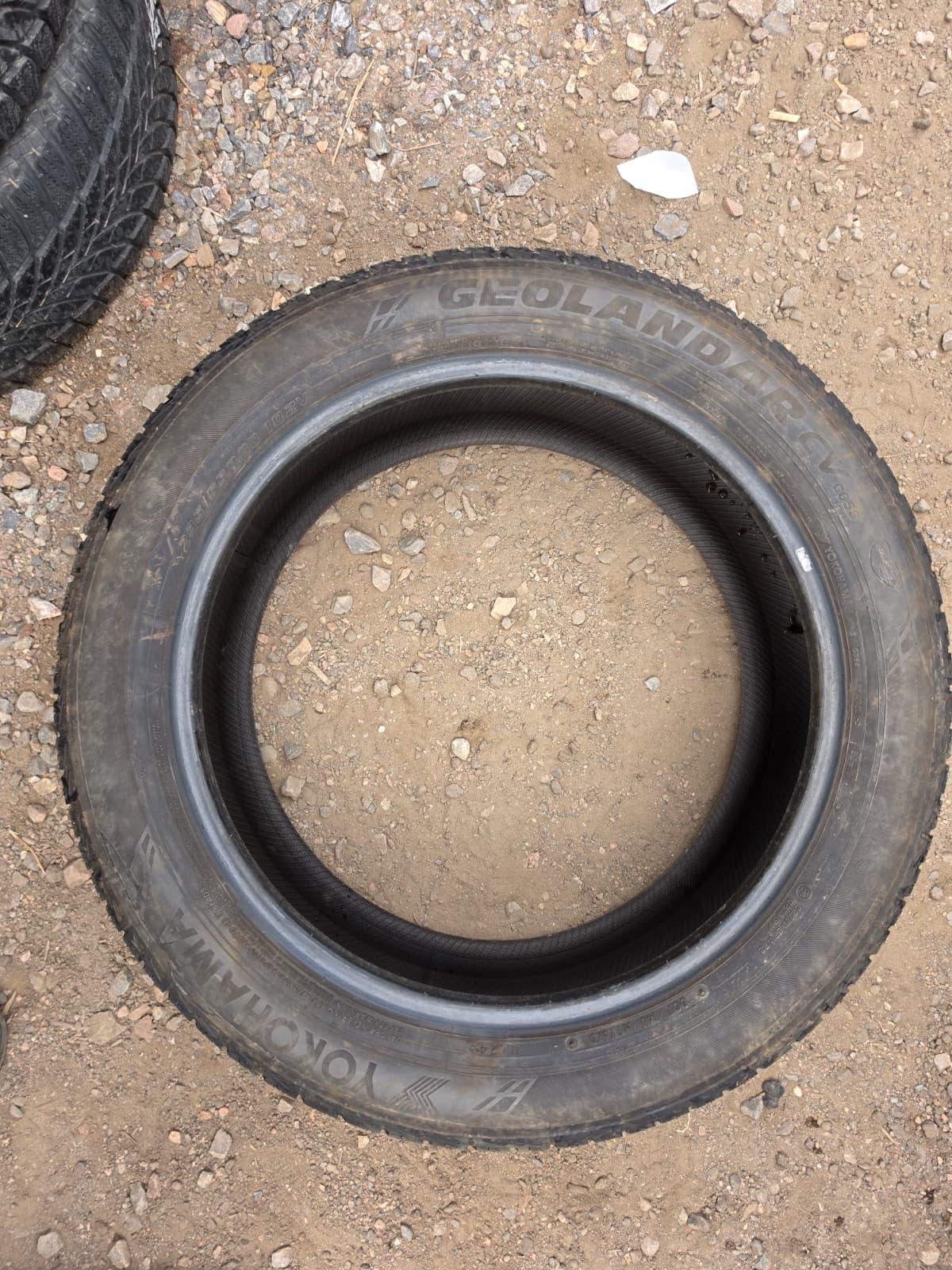 235/55R20 Pair (2 Used Tires) Yokohama Geolander CV