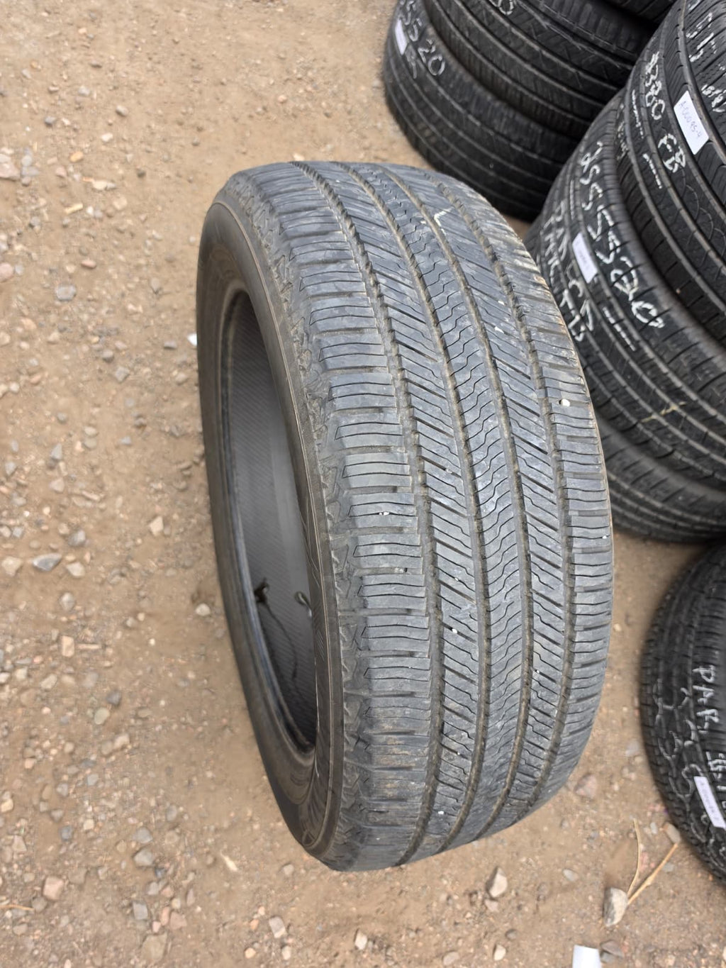 235/55R20 Pair (2 Used Tires) Yokohama Geolander CV