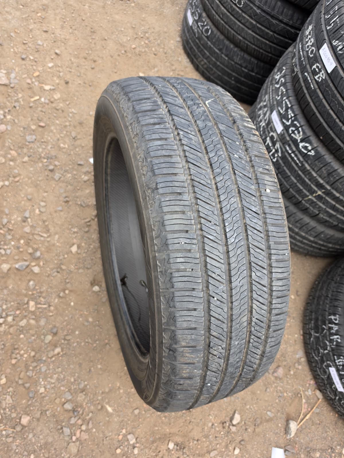 235/55R20 Pair (2 Used Tires) Yokohama Geolander CV