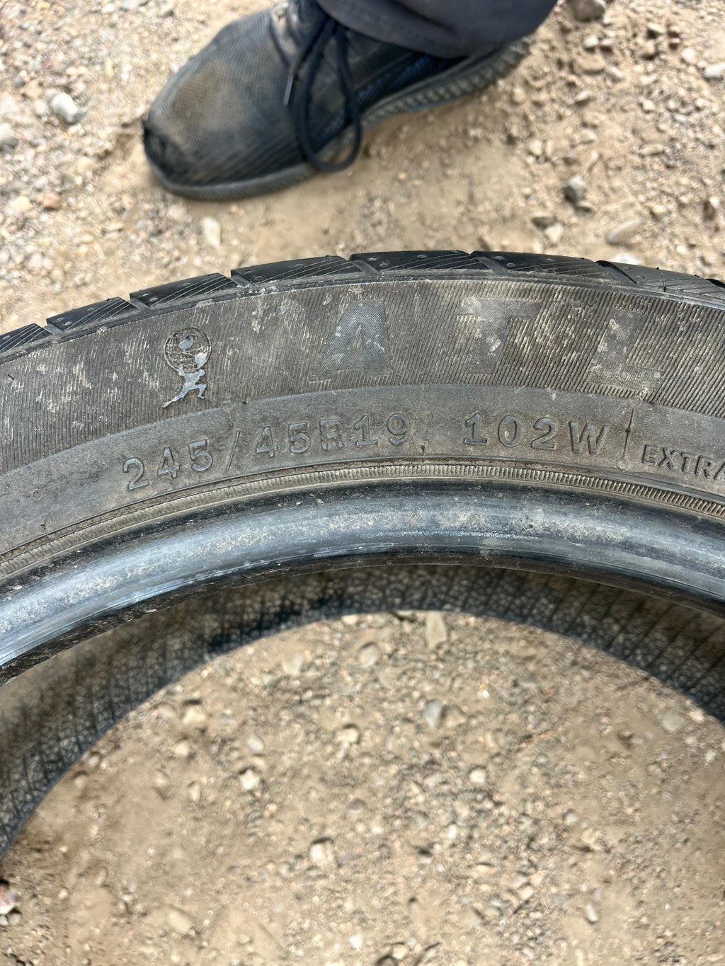 245/45R19 Pair (2 Used Tires) ATLAS Force
