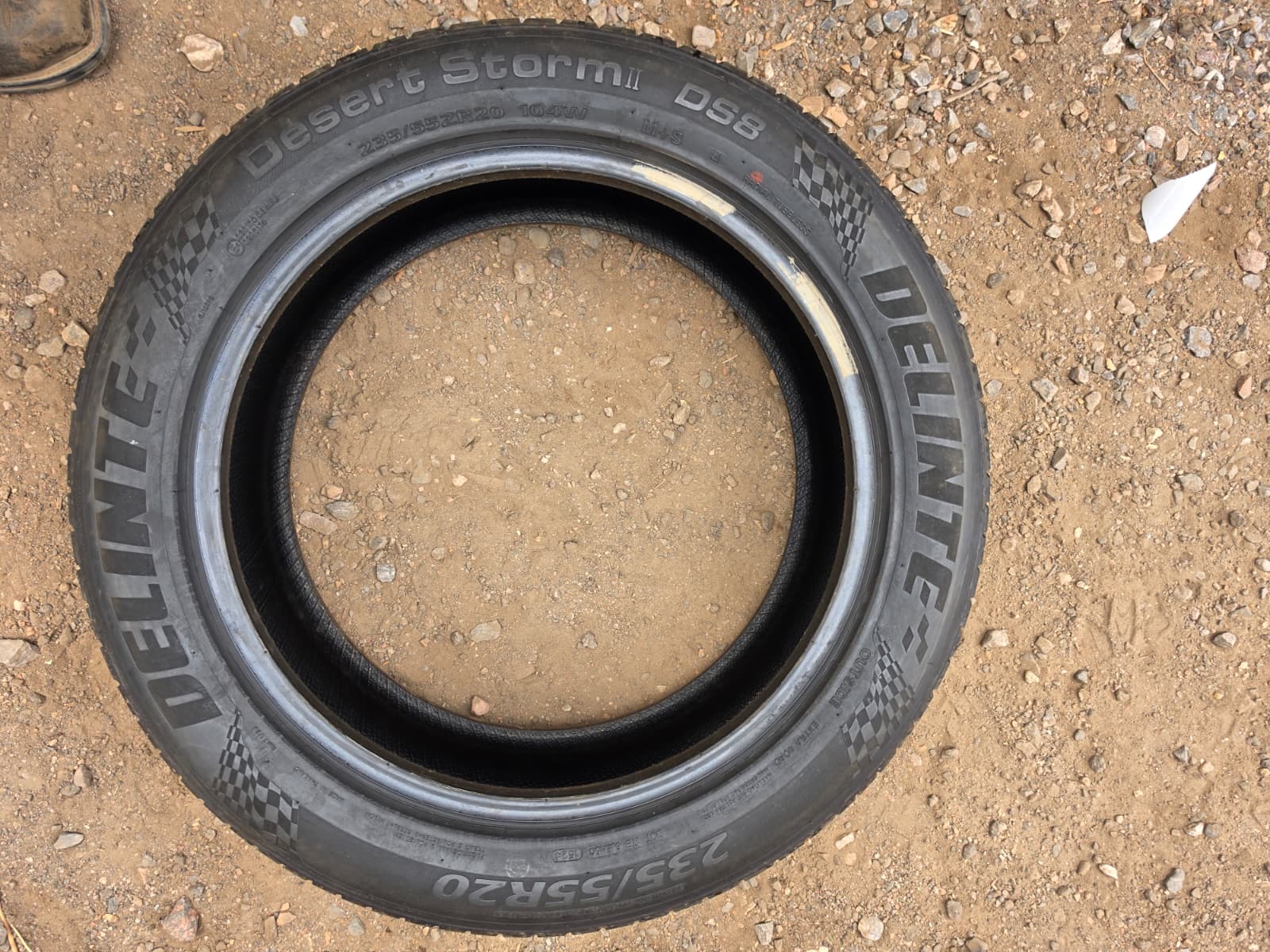 235/55R20 Set (4 Used Tires) Delinte Desert Storm DS8