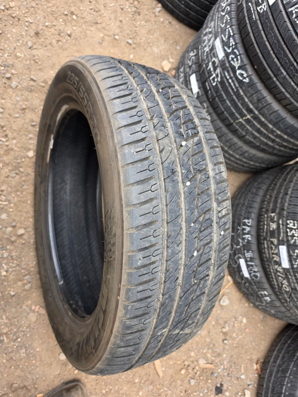 235/55R20 Set (4 Used Tires) Delinte Desert Storm DS8