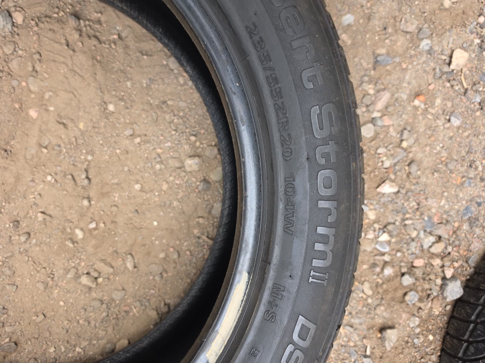 235/55R20 Set (4 Used Tires) Delinte Desert Storm DS8
