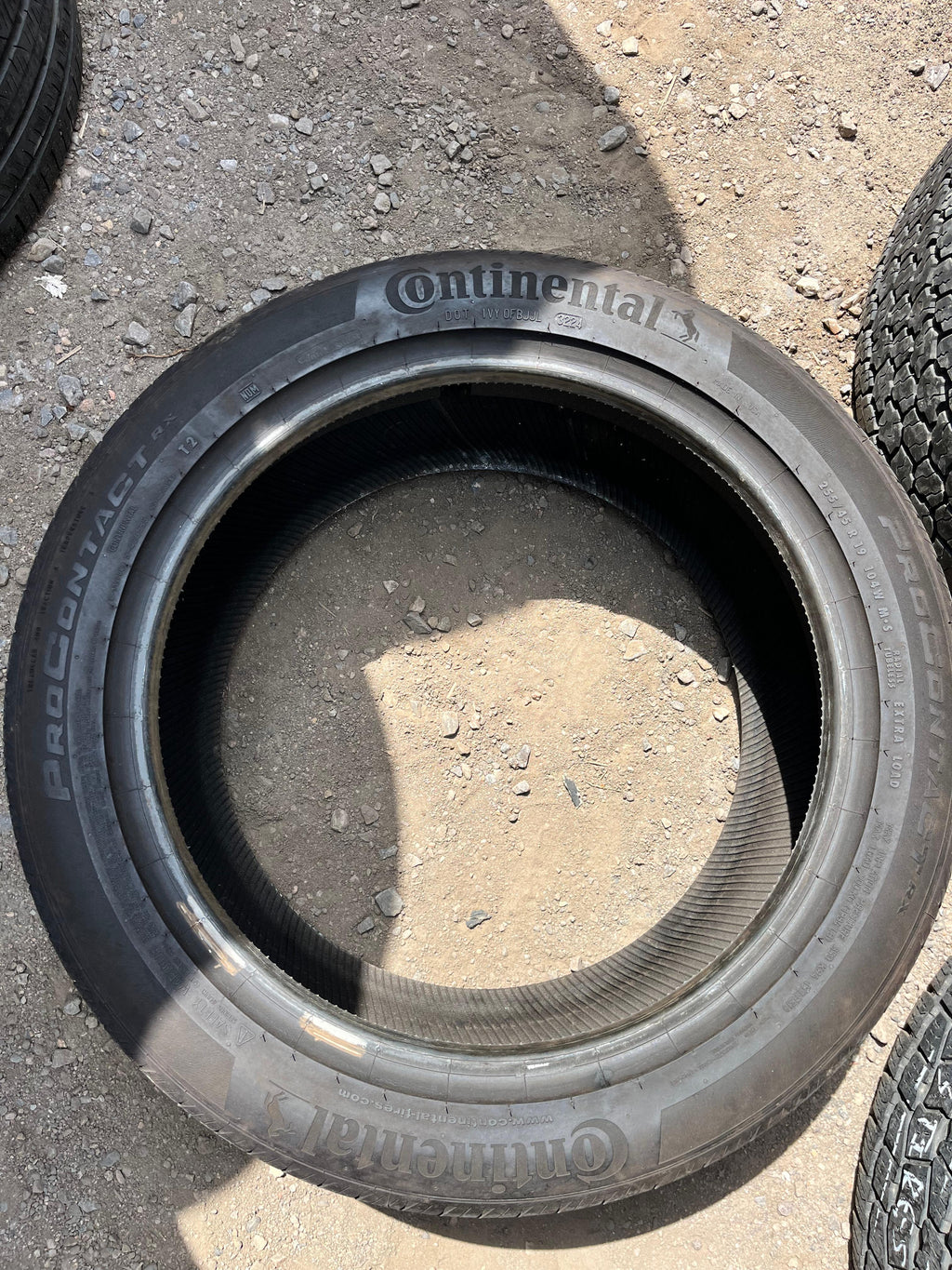 255/45R19 Set (4 Used Tires) Continental Pro Contact