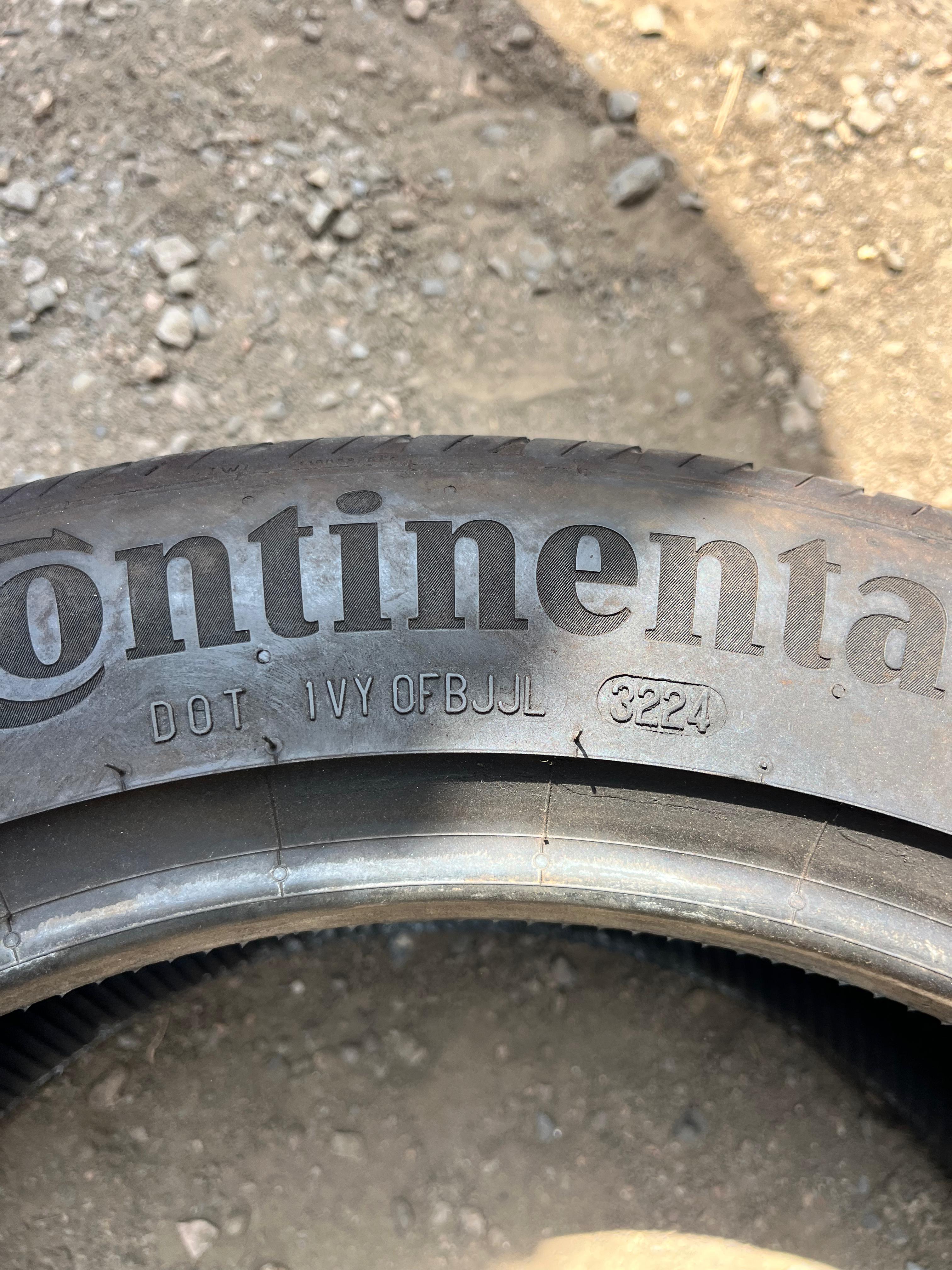 255/45R19 Set (4 Used Tires) Continental Pro Contact