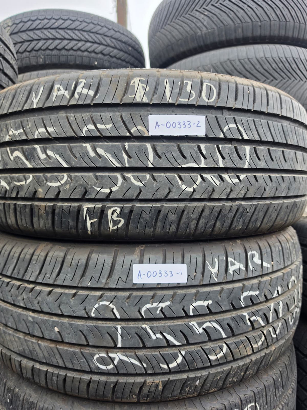 255/50R20 Pair (2 Used Tires) Advanta HP-02