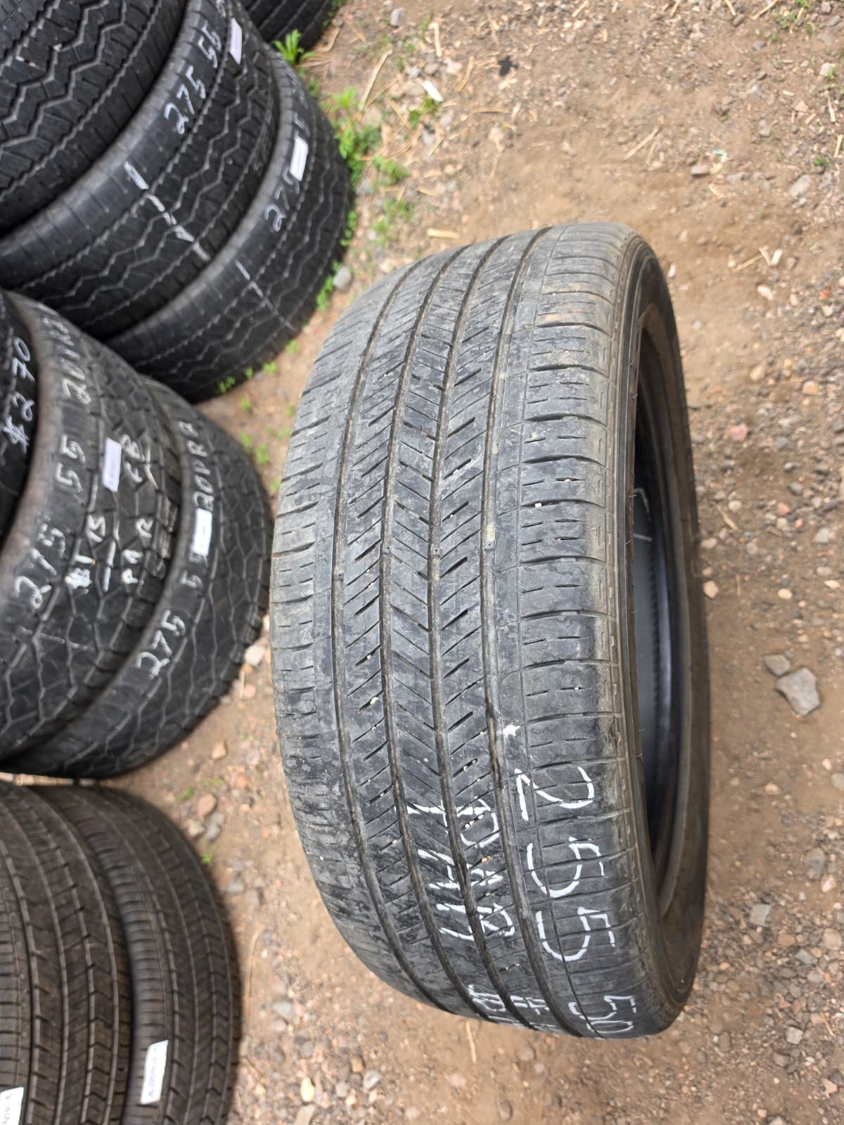 255/50R20 Pair (2 Used Tires) Kumho  Crugen HP51