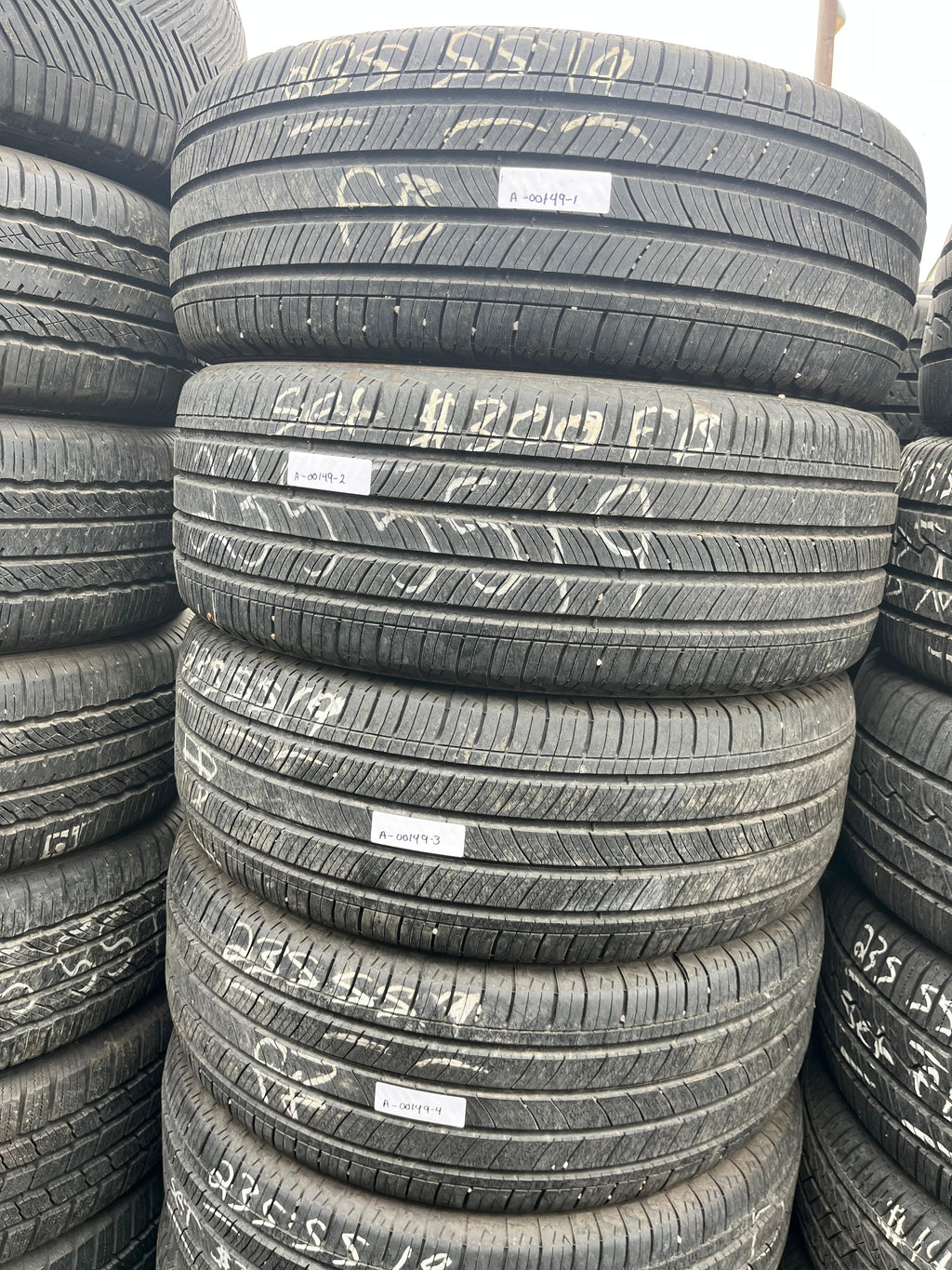 235/55R19 Set (4 Used Tires) Michelin Primacy