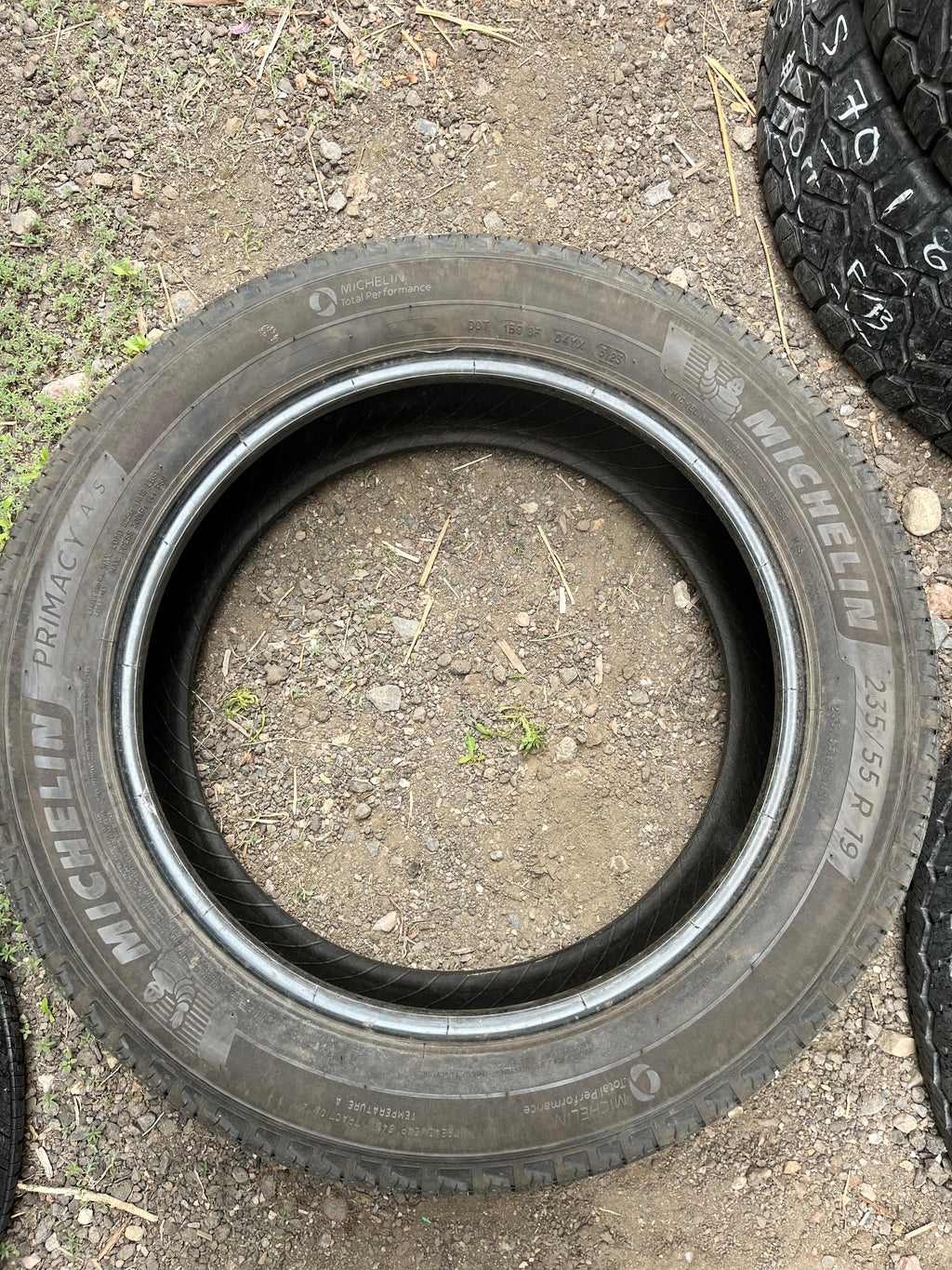 235/55R19 Set (4 Used Tires) Michelin Primacy
