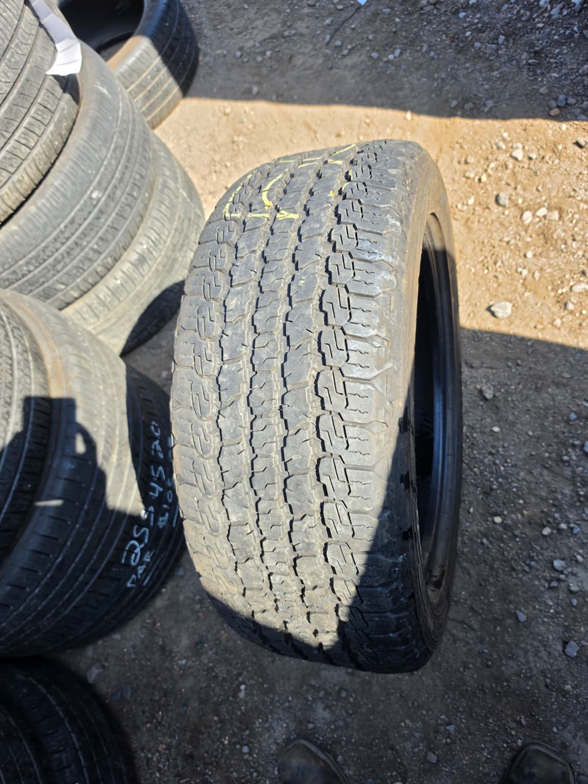 265/50R20 Pair (2 Usrd Tires) Goodyear Wrangler All Terrain Advanture