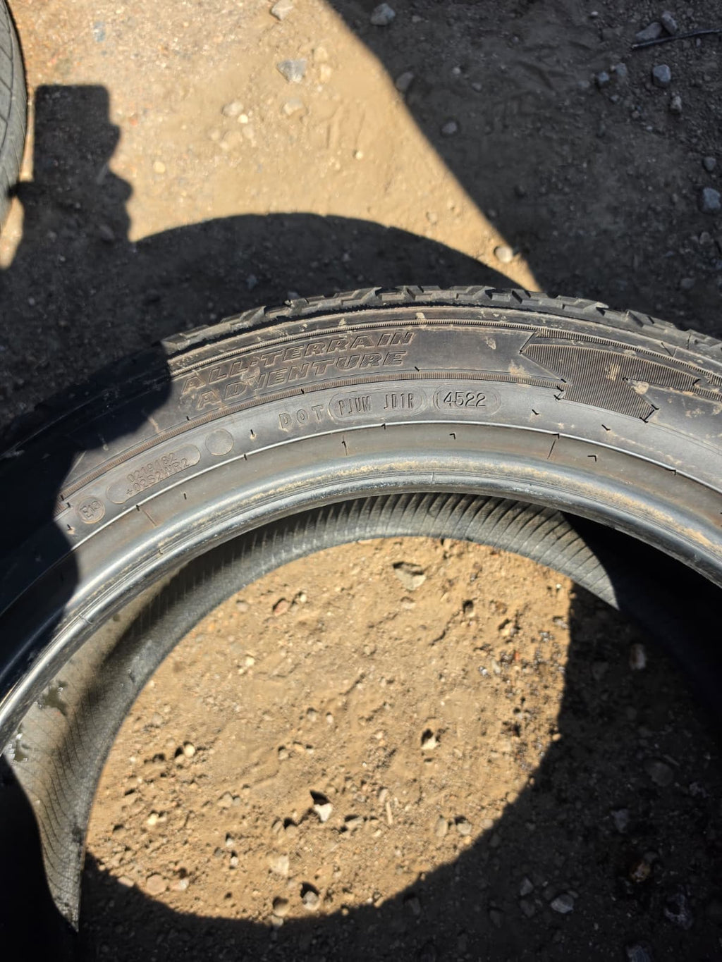 265/50R20 Pair (2 Usrd Tires) Goodyear Wrangler All Terrain Advanture