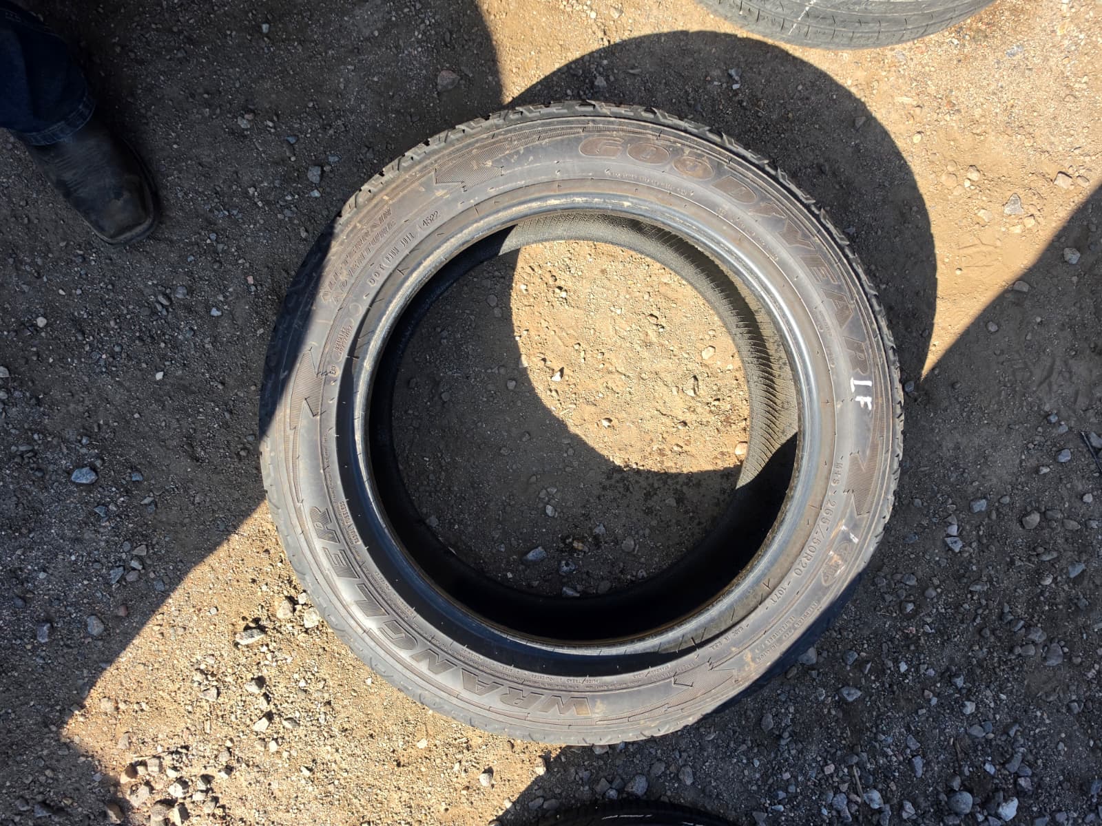 265/50R20 Pair (2 Usrd Tires) Goodyear Wrangler All Terrain Advanture