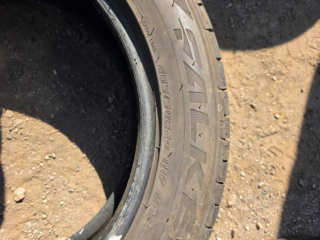 265/50R20 Set (4 Used Tires) Falken Pro G-5