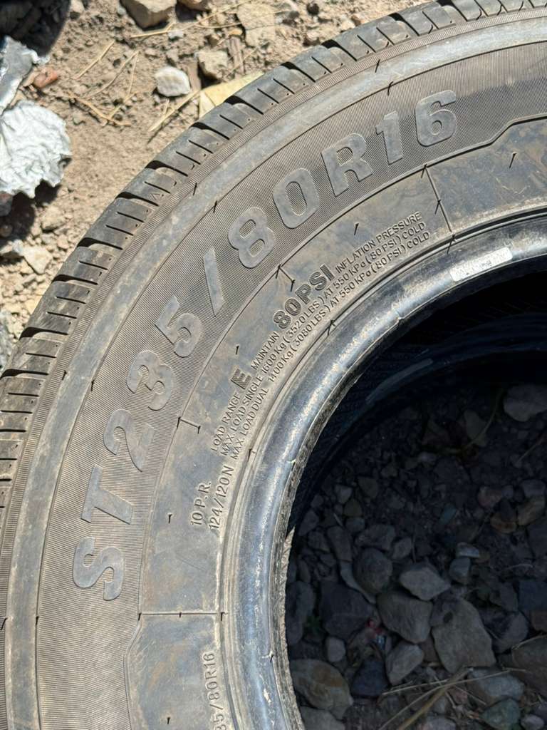 ST235/80R16 Pair (2 Used Tires) Star HF288