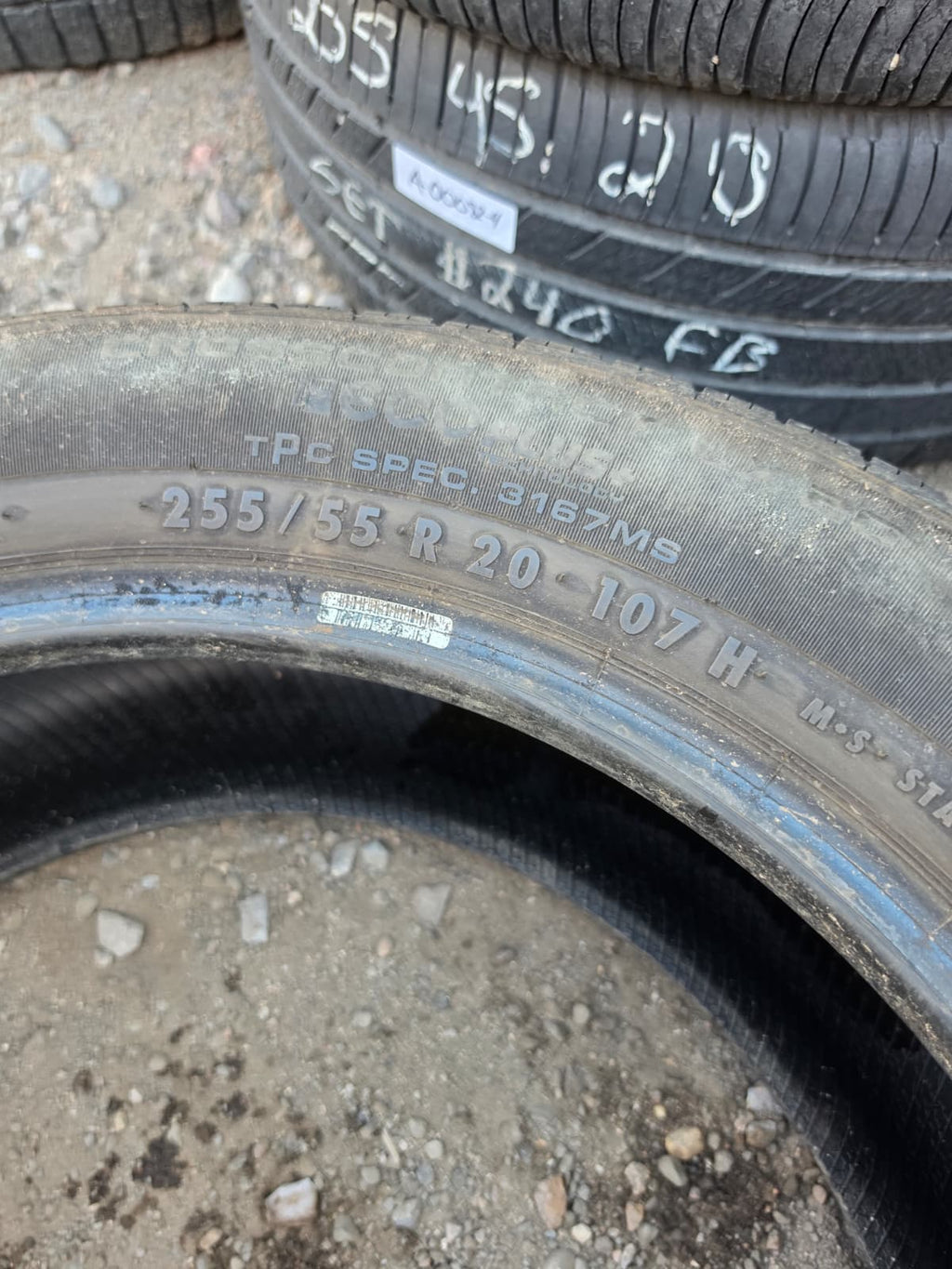 255/55R20 Set (4 Used Tires) Continental CrossContact CT LX20