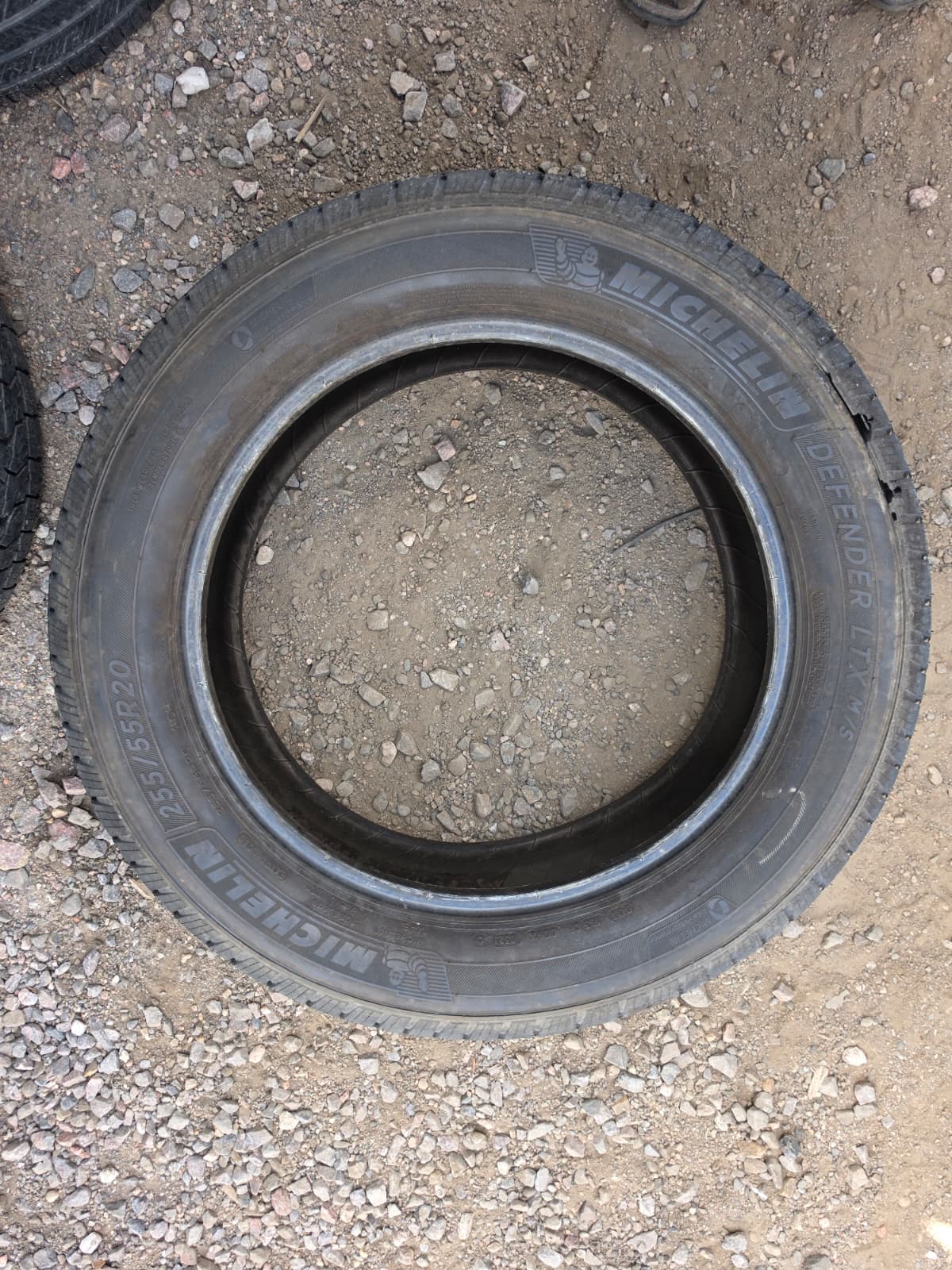 255/55R20 Pair (2 Used Tires) Michelin Defender LTX