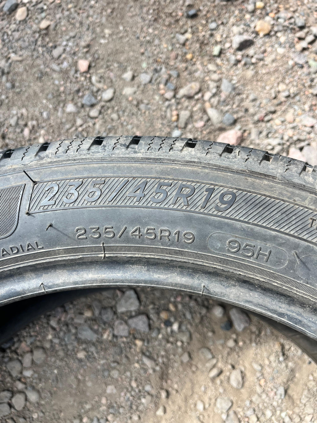 235/45R19 Pair (2 Used Tires) Michelin Defender LTX