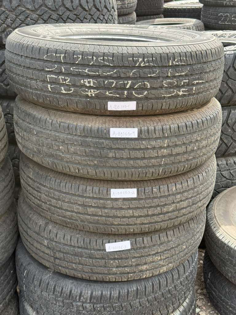 ST225/75R15 Set (4 Used Tires) Trailer King RST