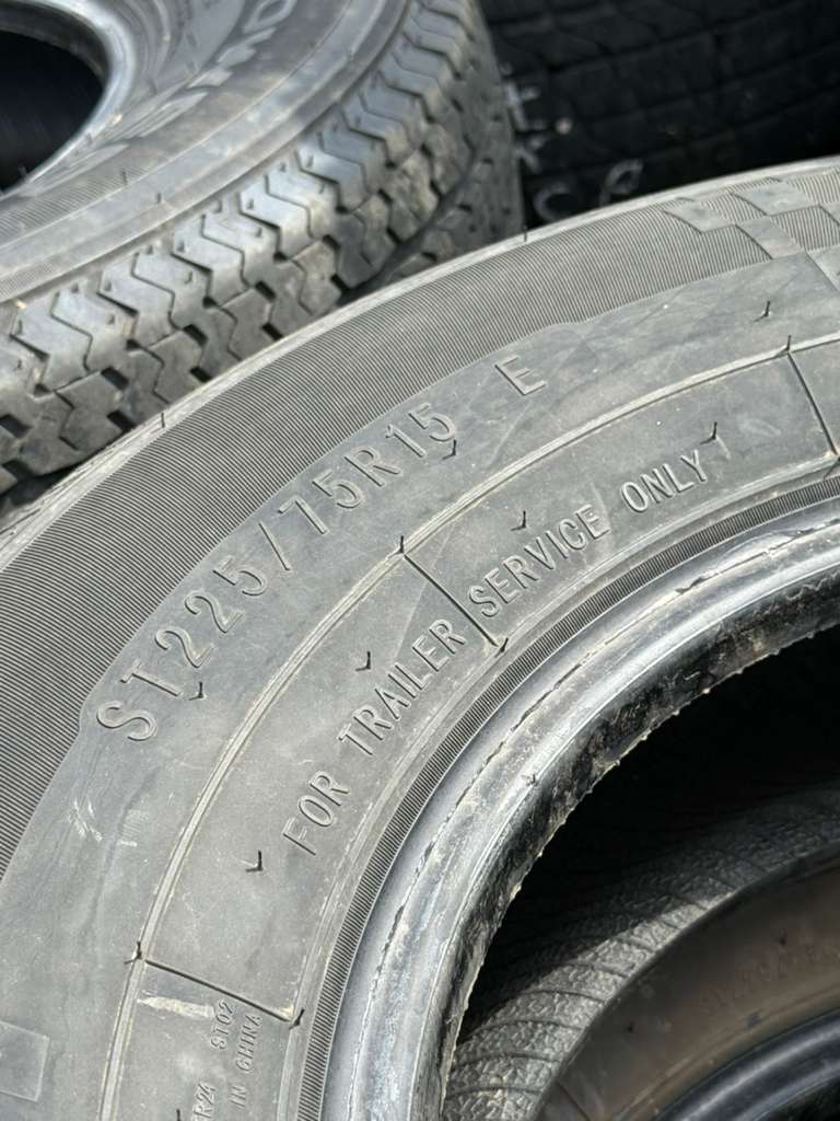 ST225/75R15 Set (4 Used Tires) Trailer King RST