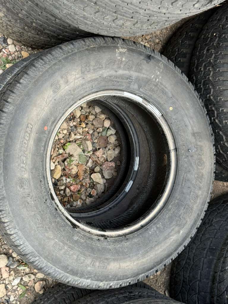 ST225/75R15 Pair (2 Used Tires) Provider ST Radial