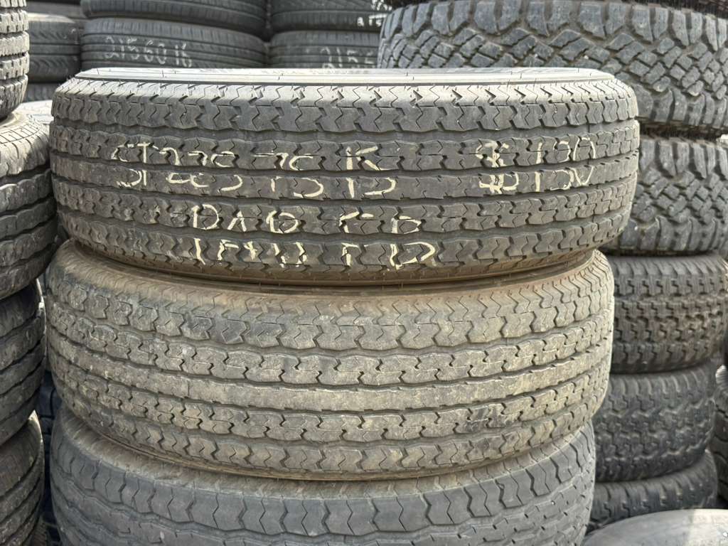 ST225/75R15 Pair (2 Used Tires) Power King Towmax STR
