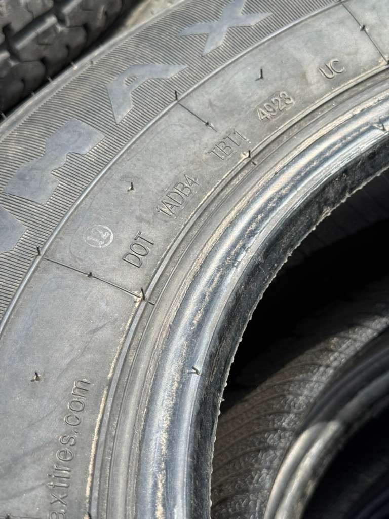 ST225/75R15 Pair (2 Used Tires) Power King Towmax STR