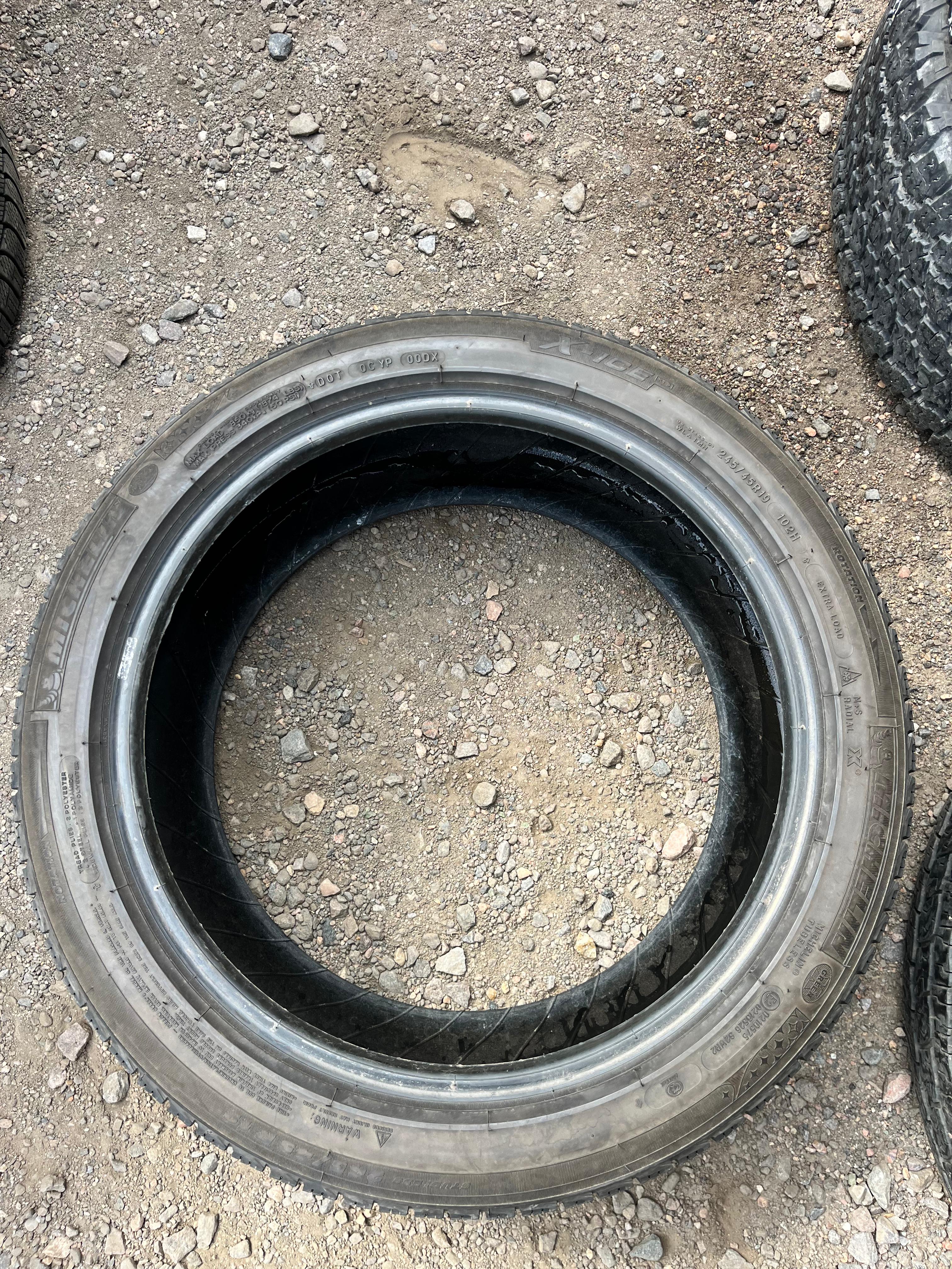 245/45R19 Set (4 Used Tires) Michelin X-Ice