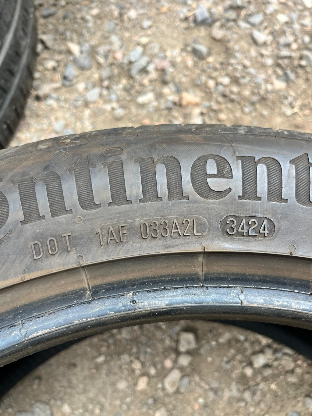255/45R19 Set (4 Used Tires) Continental Pro Contact