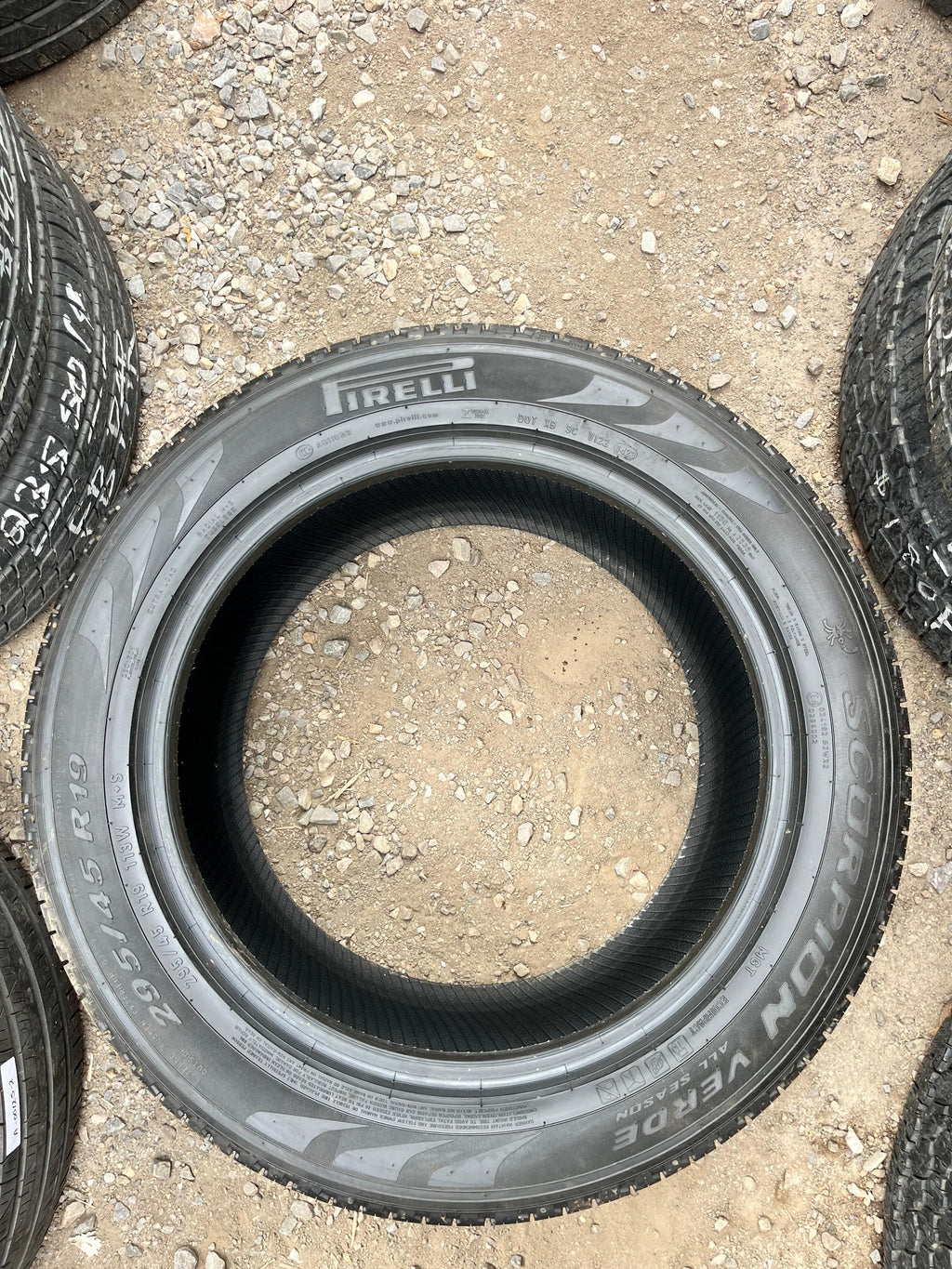 295/45R19 Pair (2 Used Tires) Pirelli Scorpion