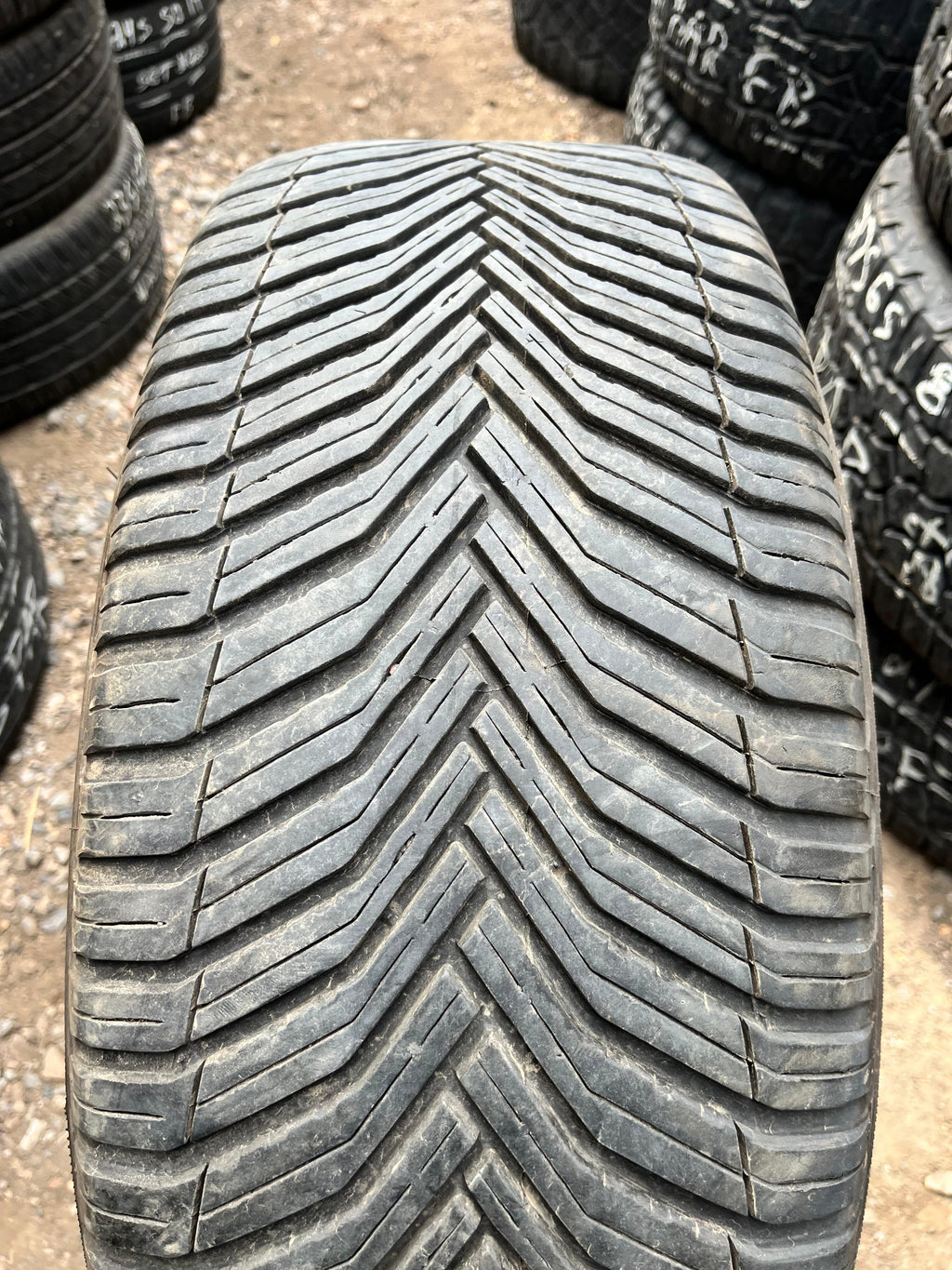 235/50R19 Pair (2 Used Tires) Michelin Cross Climate