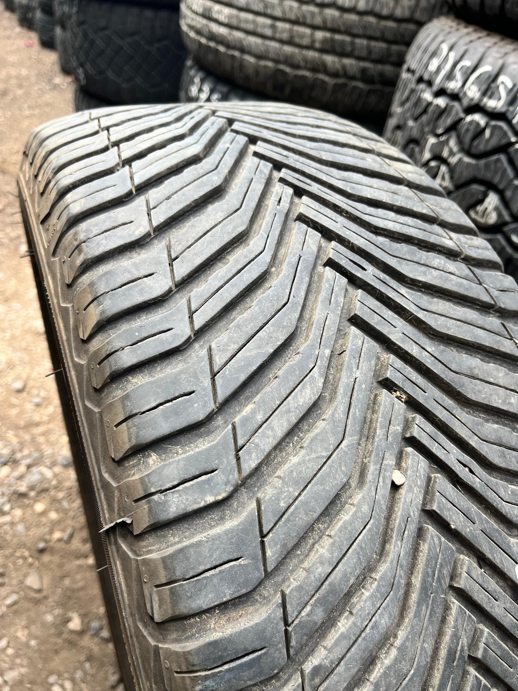 235/50R19 Pair (2 Used Tires) Michelin Cross Climate