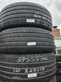 275/55R20 Set (4 Used Tires) Nexen Roadian HTX