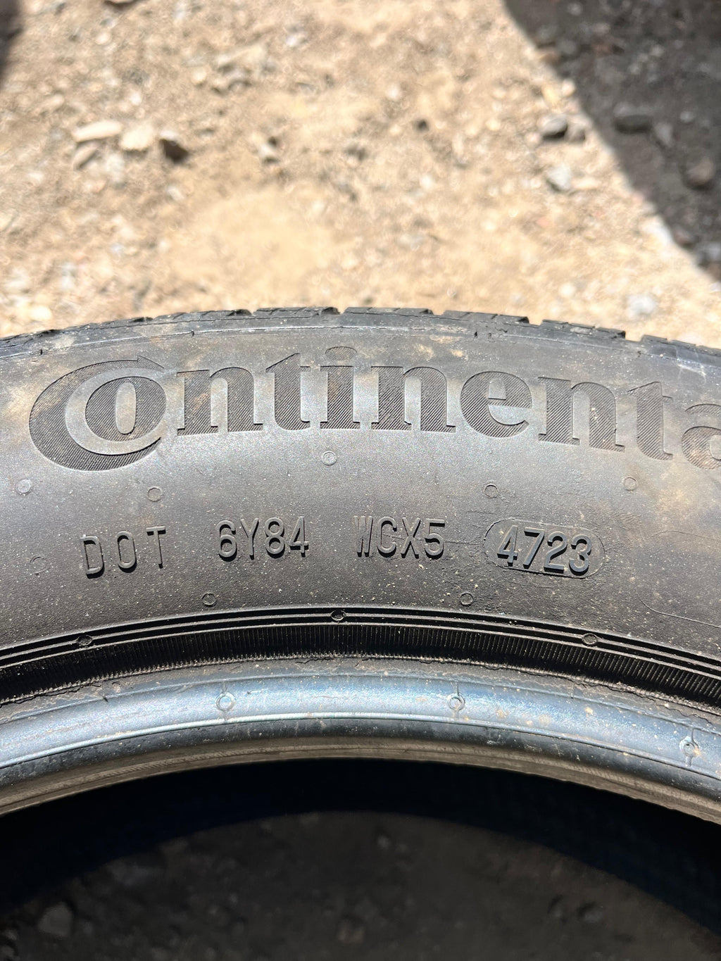 235/50R19 Pair (2 Used Tires) Continental Pro Contact